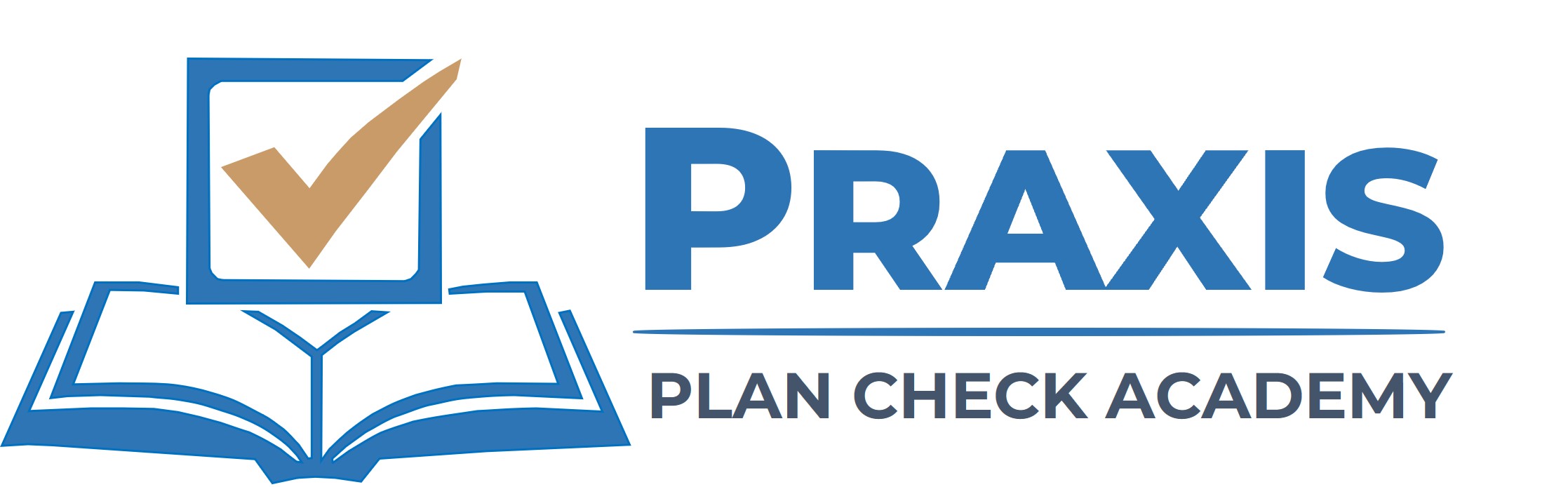 Praxis Plan Check Academy Logo